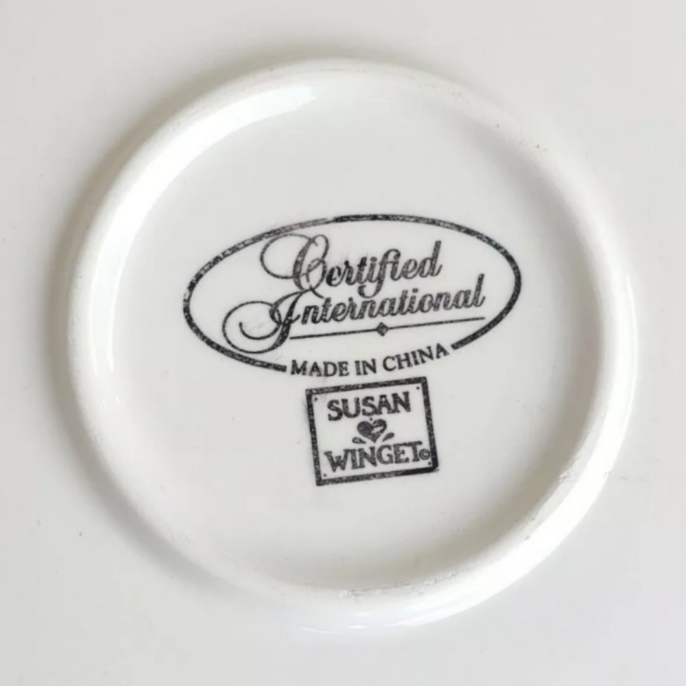 Susan Winget Rooster Sunrise Platter Plate - Picture 5 of 5